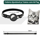 Coleira para Gatos com Suporte para AirTag