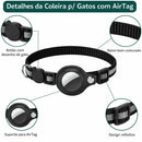 Coleira para Gatos com Suporte para AirTag