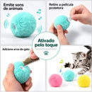Bolinha Interativa com Catnip Para Gatos