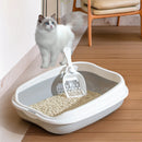Caixa de Areia para Gatos com Borda Elevada
