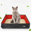 Caixa de Areia Portátil Dobrável para Gatos